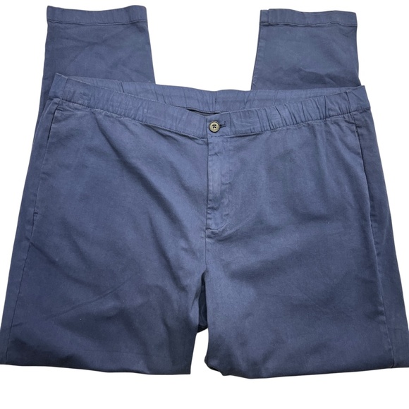 Bonobos Pants Mens 2XL Navy Blue Stretch Chino Drawstring Waist Casual - Picture 3 of 10